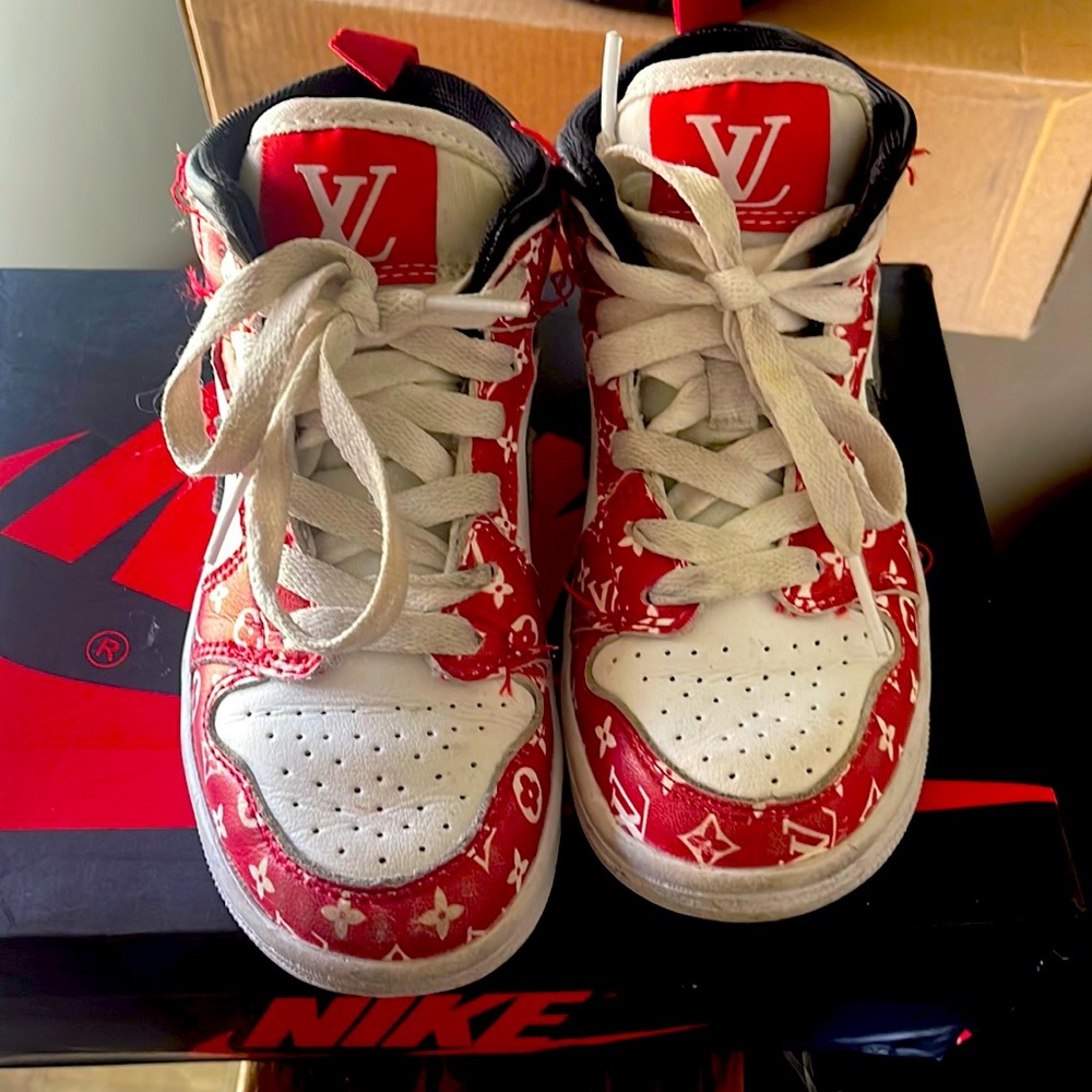 Customized sneakers